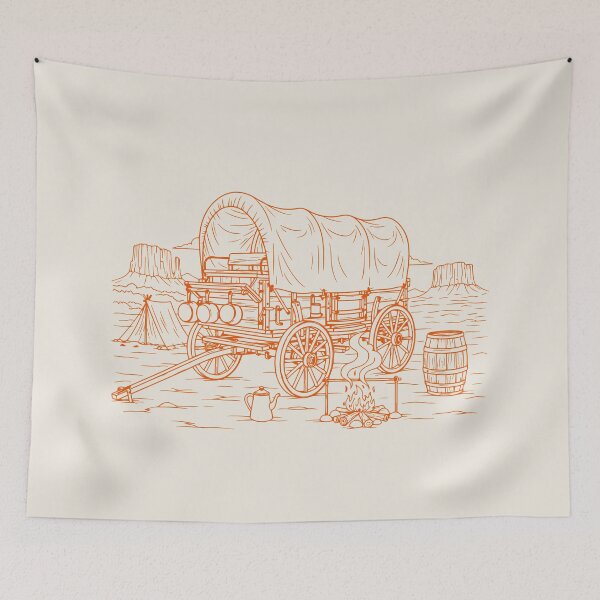 Item preview, Chuck Wagon Line Art designed and sold by franktact.