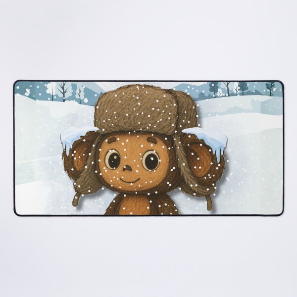 Item preview, Cheburashka in a Winter Ushanka designed and sold by Russian101.