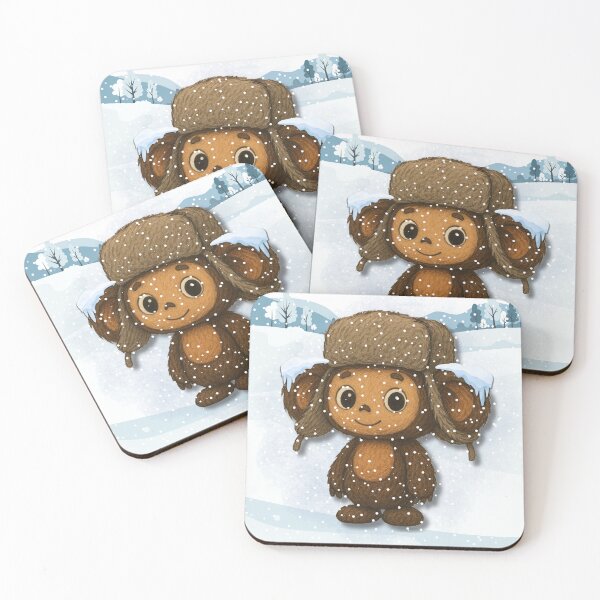 Item preview, Cheburashka in a Winter Ushanka designed and sold by Russian101.