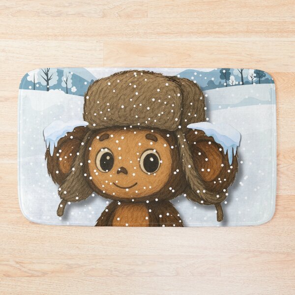 Item preview, Cheburashka in a Winter Ushanka designed and sold by Russian101.