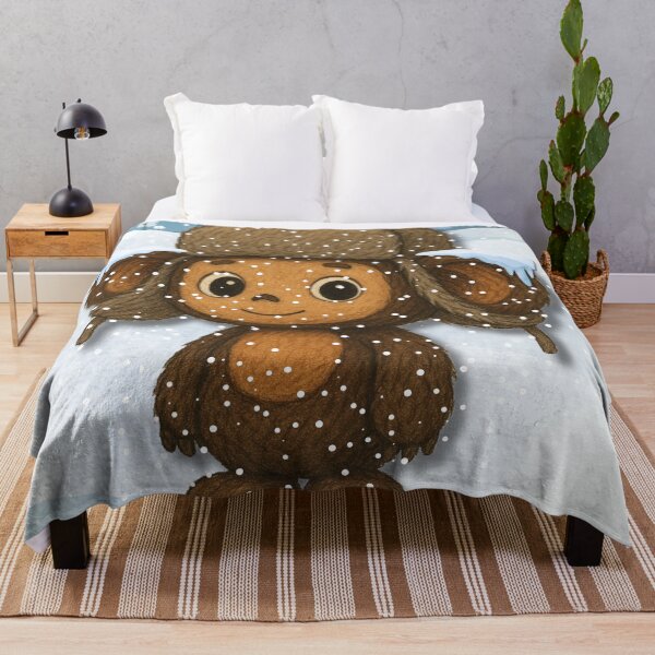 Item preview, Cheburashka in a Winter Ushanka designed and sold by Russian101.