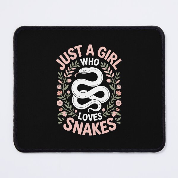 Item preview, Girl Loves Snakes Just a Girl Snakes Lover Reptile Pet Snake Owner designed and sold by Gogetgiggles.