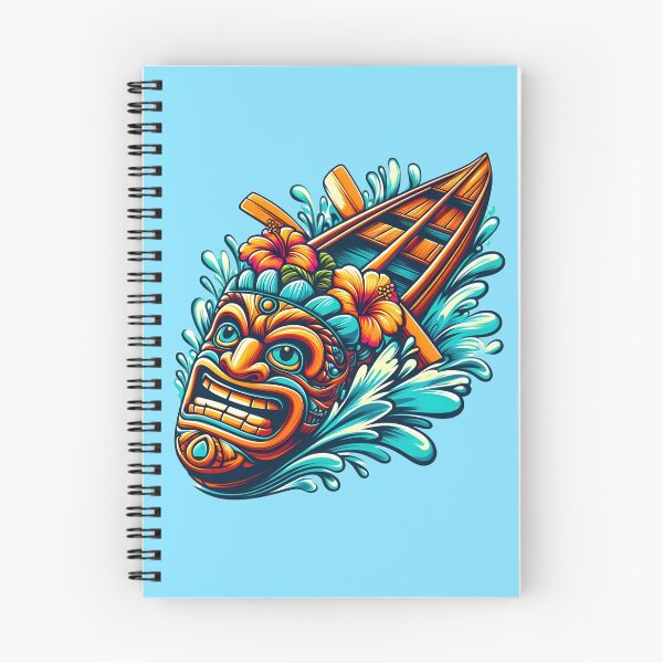 Item preview, Vibrant Tiki Mask and Outrigger Canoe designed and sold by GREENZ0NE.