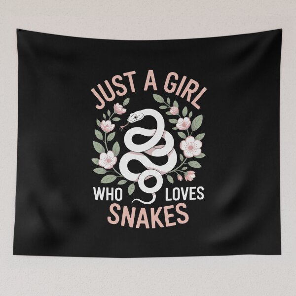 Item preview, Girl Who Loves Snakes Just A Snake Lover Reptile Serpent Pet Owner designed and sold by Gogetgiggles.