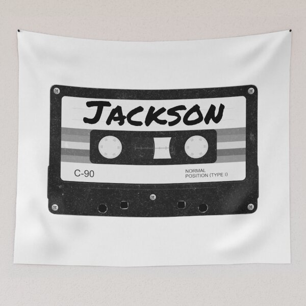 Item preview, Jackson Name Cassette Tape designed and sold by musicgeniusart.