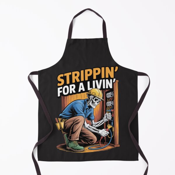 Item preview, Trippin' For A Livin' Funny Skeleton Electrician Lover designed and sold by Clairenity Studio.