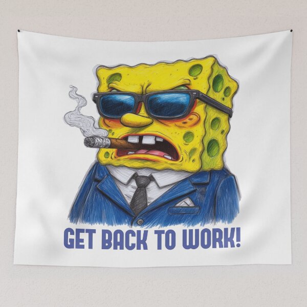 Item preview, Get back to work! designed and sold by Bossy Box.