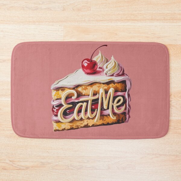 Item preview, A piece of cake with a cherry,oil paint. designed and sold by elegantpaterns.