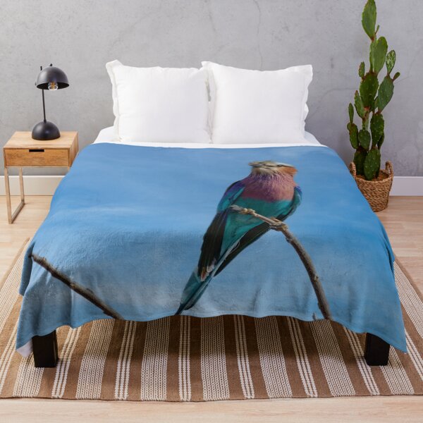 Item preview, Lilac Breasted Roller On Alert designed and sold by Kay Brewer.