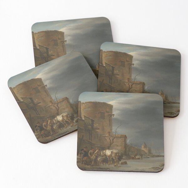Item preview, The City Wall of Haarlem in the Winter designed and sold by felttipcat.