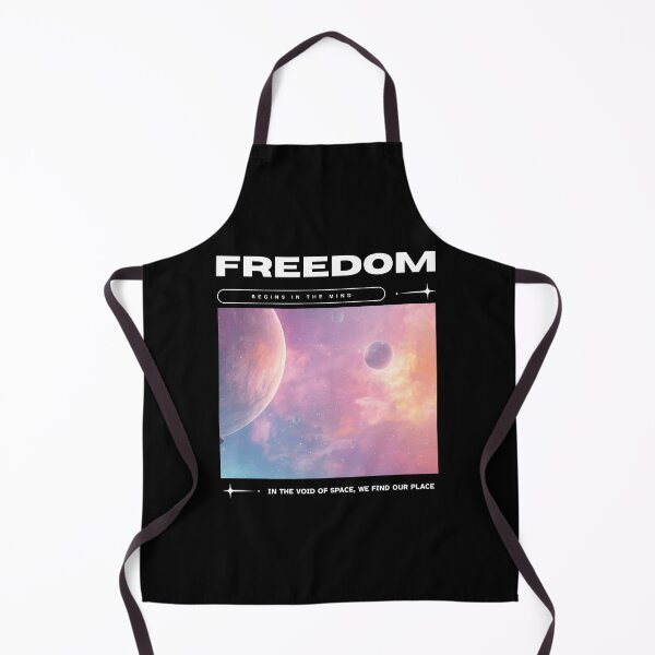 Item preview, Cosmic Sky Quote Design – “Freedom Begins in the Mind” designed and sold by CosmicCutouts.