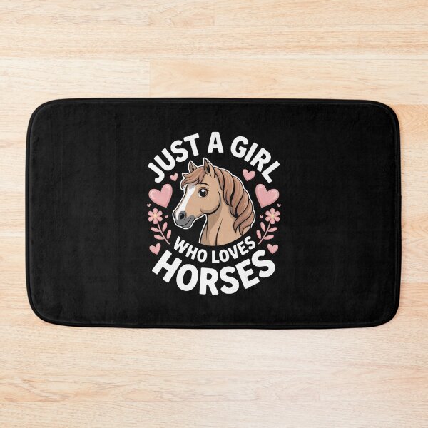 Item preview, Girl Loves Horses Horse Lover Just A Girl Equestrian Heart designed and sold by Gogetgiggles.