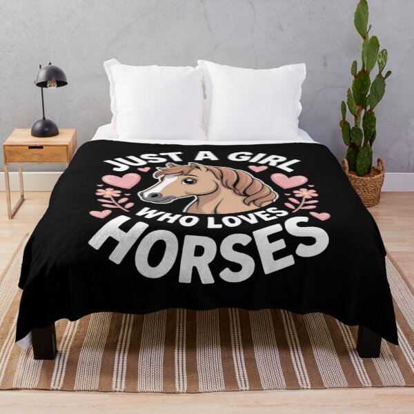 Item preview, Girl Loves Horses Horse Lover Just A Girl Equestrian Heart designed and sold by Gogetgiggles.