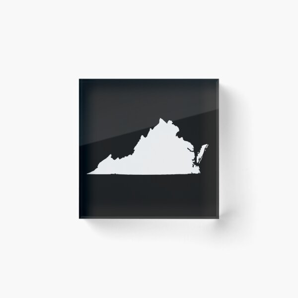 Item preview, Virginia  Map Silhouette – Minimal White designed and sold by Paper Drip.