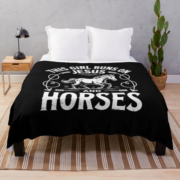 Item preview, Girl Runs Jesus Horses Equestrian This Girl Runs On Jesus And Horses designed and sold by Gogetgiggles.