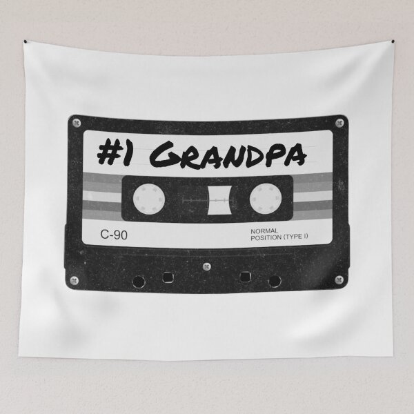 Item preview, No 1 Grandpa Name Cassette Tape designed and sold by musicgeniusart.