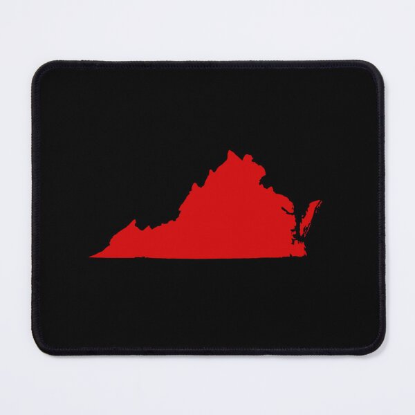 Item preview, Virginia Map Silhouette – Minimal Red designed and sold by Paper Drip.