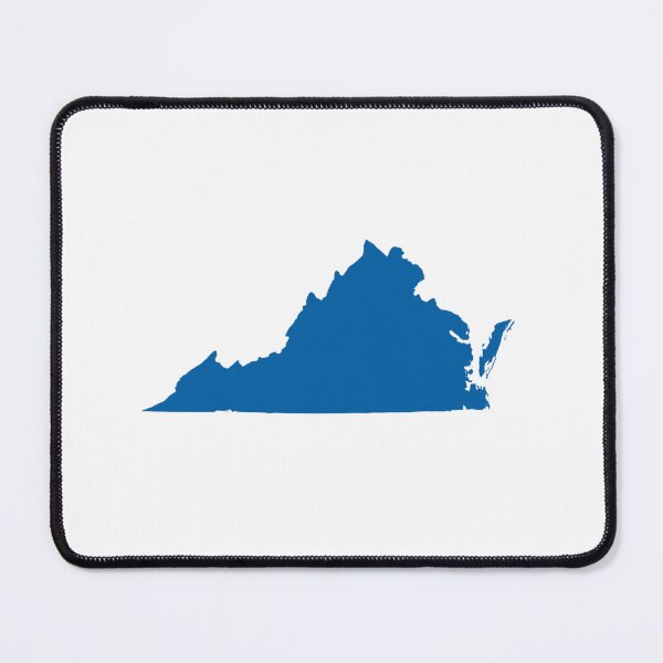 Item preview, Virginia Map Silhouette – Minimal Black and White designed and sold by Paper Drip.