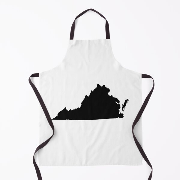 Item preview, Virginia Map Silhouette – Minimal Black designed and sold by Paper Drip.