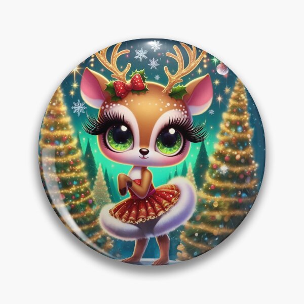 Item preview, Holiday Ballet Reindeer Star designed and sold by ADCSunshine.