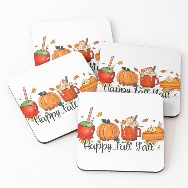 Item preview, Happy Fall Yall Sticker designed and sold by Letsgonjdevils0.