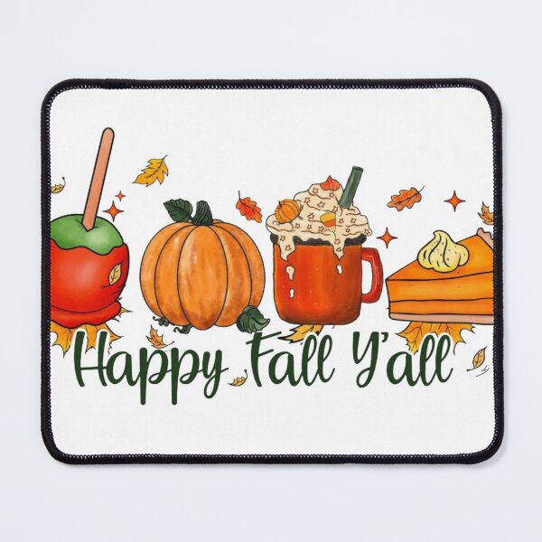 Item preview, Happy Fall Yall Sticker designed and sold by Letsgonjdevils0.