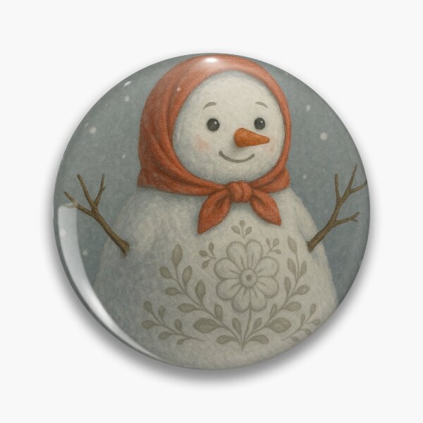 Item preview, Slavic Snow-Matryoshka Snowman Babushka designed and sold by Russian101.