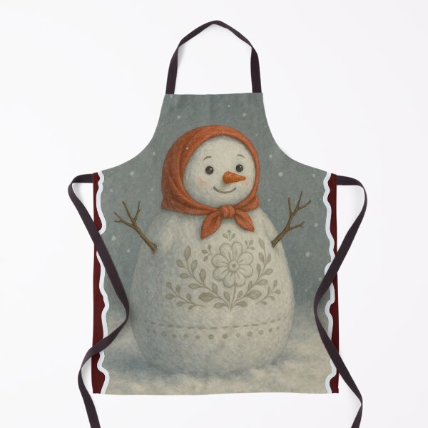 Item preview, Slavic Snow-Matryoshka Snowman Babushka designed and sold by Russian101.