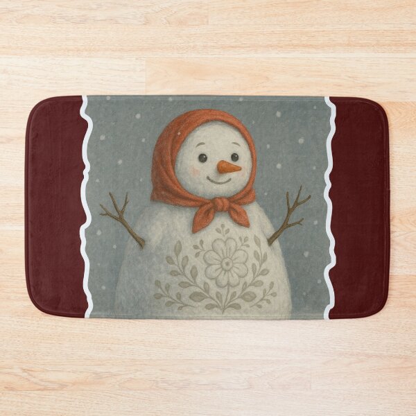 Item preview, Slavic Snow-Matryoshka Snowman Babushka designed and sold by Russian101.