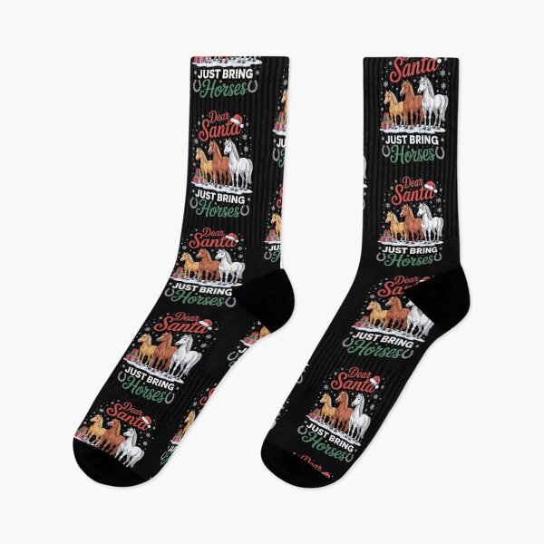 Item preview, Dear Santa Just Bring Horses Christmas Equestrian Equine Season designed and sold by Gogetgiggles.