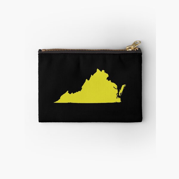 Item preview, Virginia Map Silhouette – Minimal Yellow designed and sold by Paper Drip.