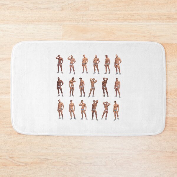 Item preview, The Hunk Collection Sticker Pack: Muscular Male Pin-Up Art designed and sold by gayishdesign.