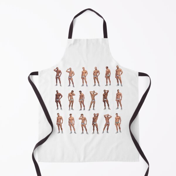 Item preview, The Hunk Collection Sticker Pack: Muscular Male Pin-Up Art designed and sold by gayishdesign.