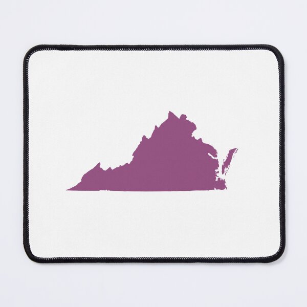 Item preview, Virginia Map Silhouette – Minimal Purple designed and sold by Paper Drip.