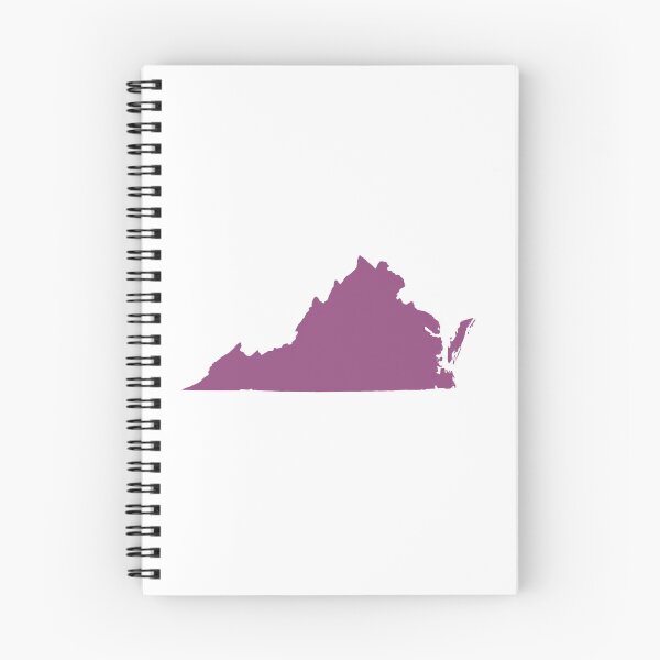 Item preview, Virginia Map Silhouette – Minimal Purple designed and sold by Paper Drip.