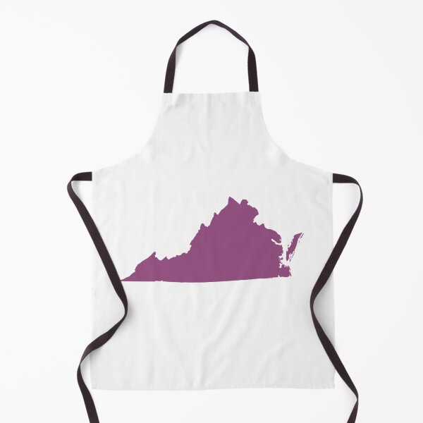 Item preview, Virginia Map Silhouette – Minimal Purple designed and sold by Paper Drip.