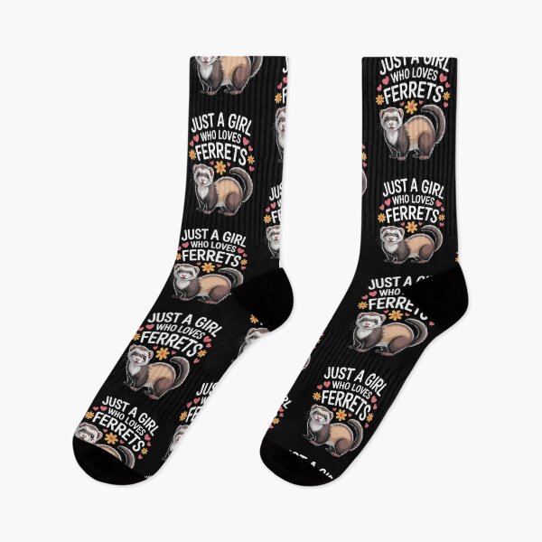 Item preview, Girl Loves Ferrets Just Ferret Owner Pet Lover Present designed and sold by Gogetgiggles.