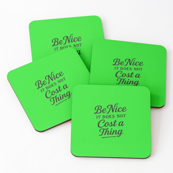Item preview, Be Nice, It Does Not Cost a Thing – Kindness Quote Typography Design designed and sold by Qcima.