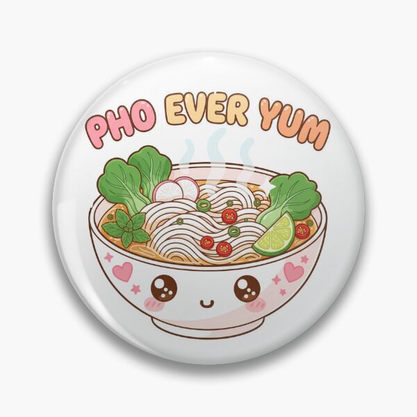 Item preview, Pho Ever Yum Pho Pun Kawaii Cute Noodles designed and sold by DesireeNguyen.