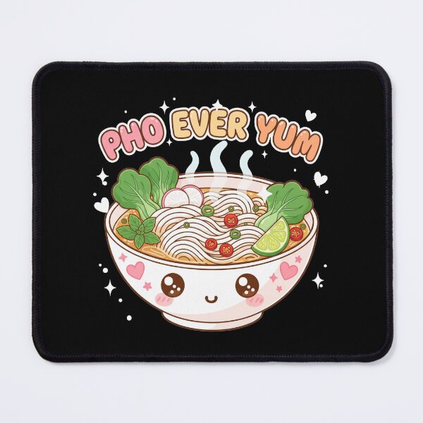 Item preview, Pho Ever Yum Pho Pun Kawaii Cute Noodles designed and sold by DesireeNguyen.