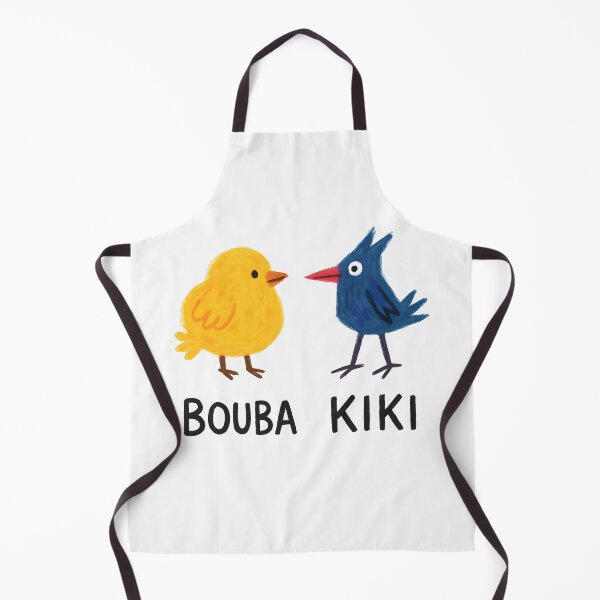 Item preview, Bouba Bird & Kiki Bird | The Sound-Shape Effect | Linguistics & Psychology Art designed and sold by Nerd Romance Café.
