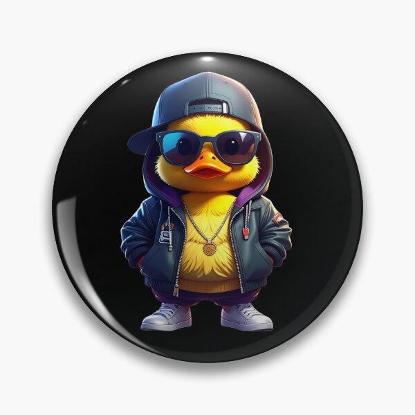 Item preview, A duck Wearing a hip hop outfit and eyeglasses T-shirt designed and sold by Alicjareign.