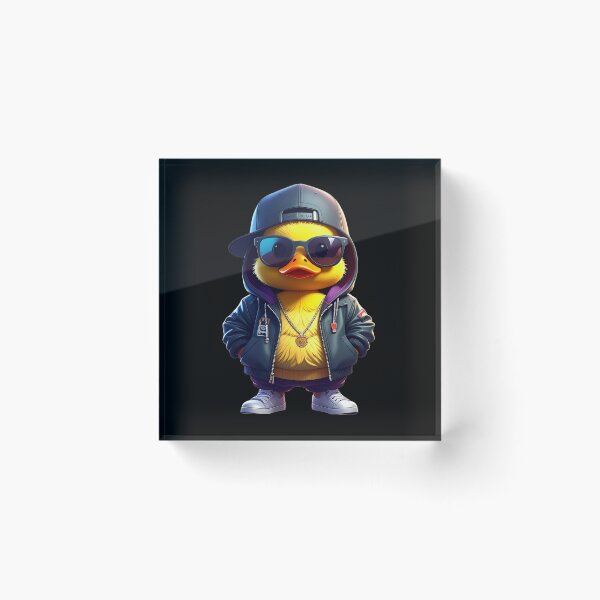Item preview, A duck Wearing a hip hop outfit and eyeglasses T-shirt designed and sold by Alicjareign.