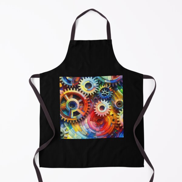 Item preview, Fantasy Colorful Gears Abstract Modern 'Magical' Designs Pattern designed and sold by DEC02.