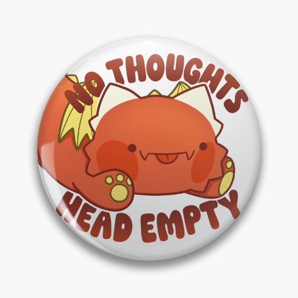 Item preview, No Thoughts Head Empty - Baby Dragon - Bim and Sapphie designed and sold by Mealbug.