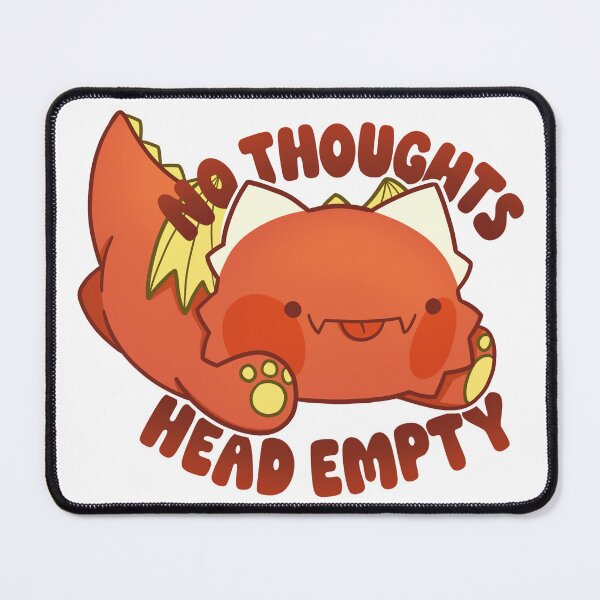 Item preview, No Thoughts Head Empty - Baby Dragon - Bim and Sapphie designed and sold by Mealbug.