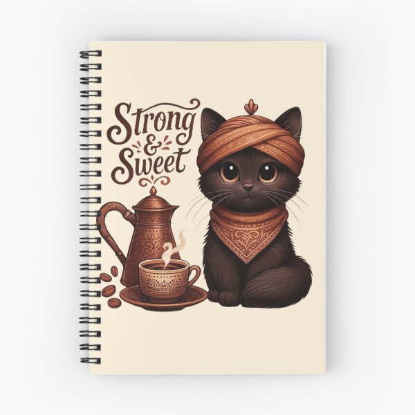 Item preview, Strong & Sweet – Turkish Coffee Cat designed and sold by MiLaKK.