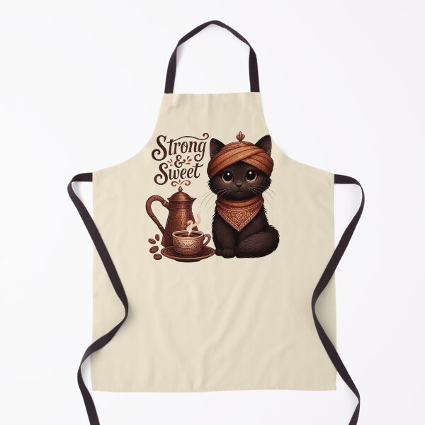Item preview, Strong & Sweet – Turkish Coffee Cat designed and sold by MiLaKK.