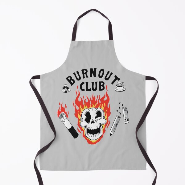 Item preview, Burnout Club – Retro Aesthetic Graphic Tee designed and sold by EderParker.