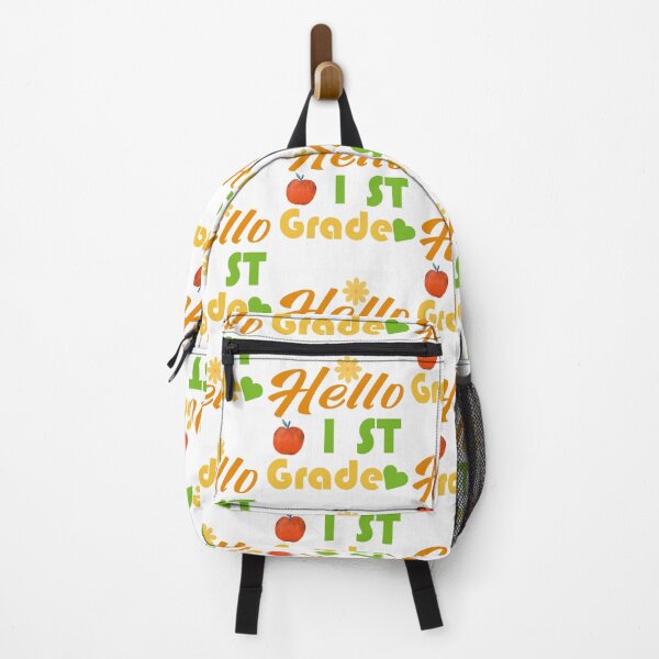 Item preview, Happy First Day of School: Hello First Grade Teacher Slogan | Best Gift for 1st Grade Educator, Kids & Beginner Boys designed and sold by karibov.